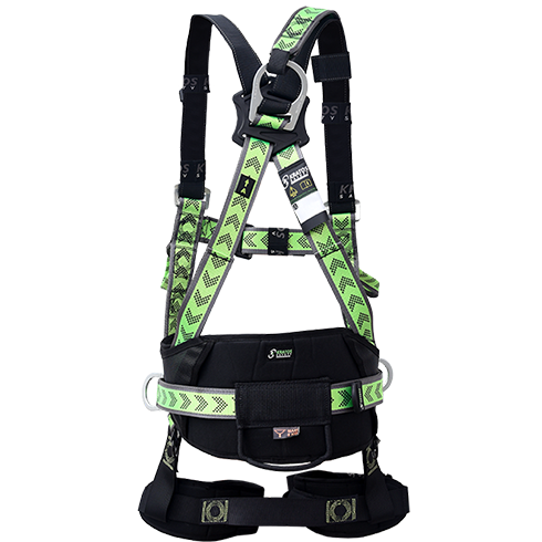 4 Point Elasticated Rotative Full Body Harness